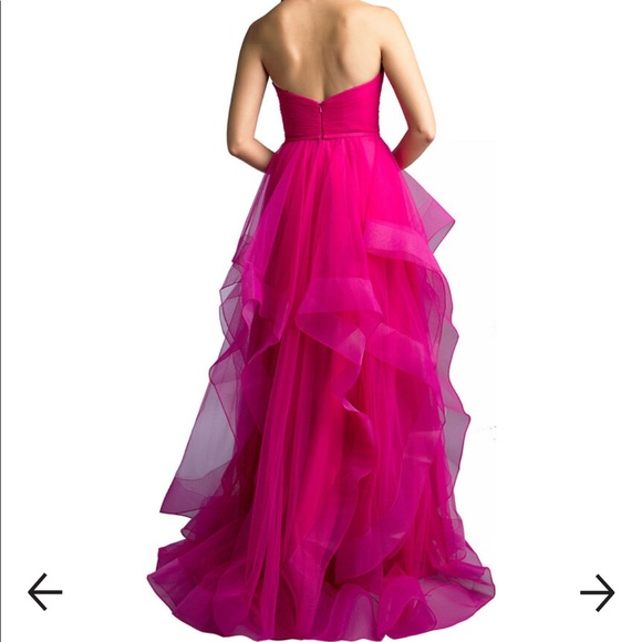 Basic Black Label Ball Gown Formal Sz 0 - Picture 2 of 3